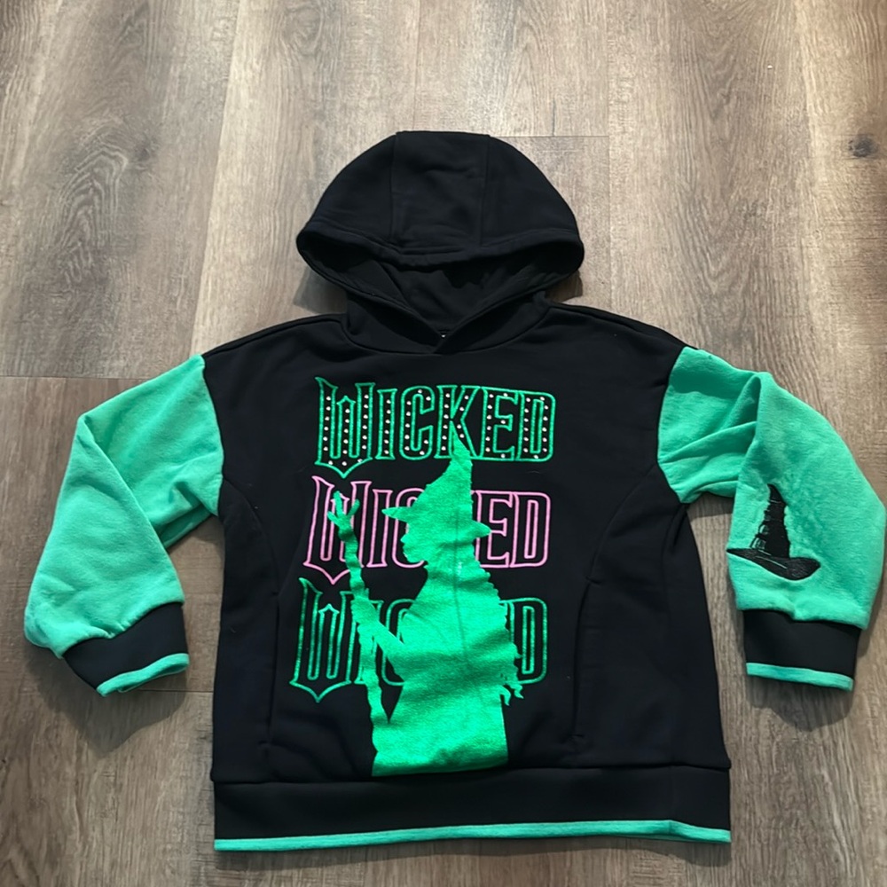 Wicked Kids Hoodie - Black and Green